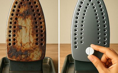 Restituisci lucentezza al tuo ferro da stiro con questi rimedi casalinghi collaudati.
