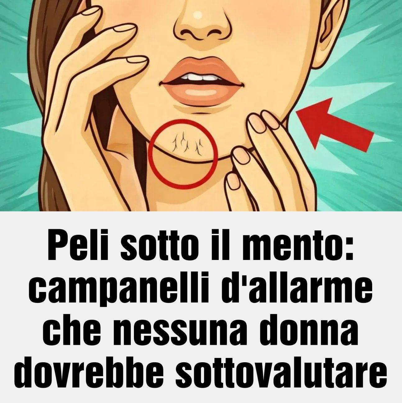 Peli sotto il mento: campanelli d’allarme che nessuna donna dovrebbe sottovalutare