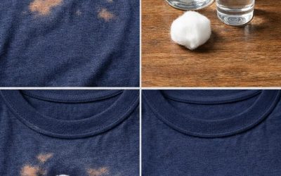 Macchie di candeggina sui vestiti? Non c’è bisogno di buttarli via: ecco una soluzione.