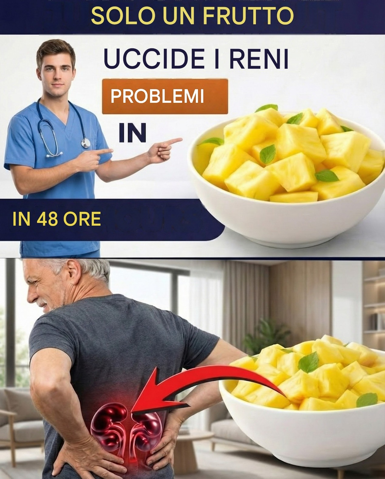 Livelli elevati di creatinina? 3 frutti che fanno bene ai reni e da consumare più spesso, e 3 da limitare (uno potrebbe sorprendervi!).