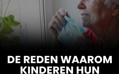 De reden waarom kinderen hun ouders niet meer bezoeken