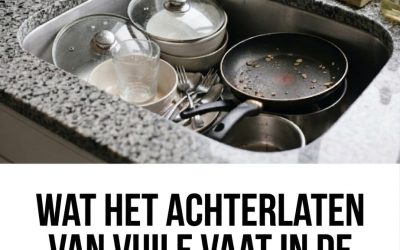 Laat je vaak vuile vaat in de gootsteen staan? Dit is niet zomaar een gewoonte: wat betekent dit fenomeen volgens psychologen?
