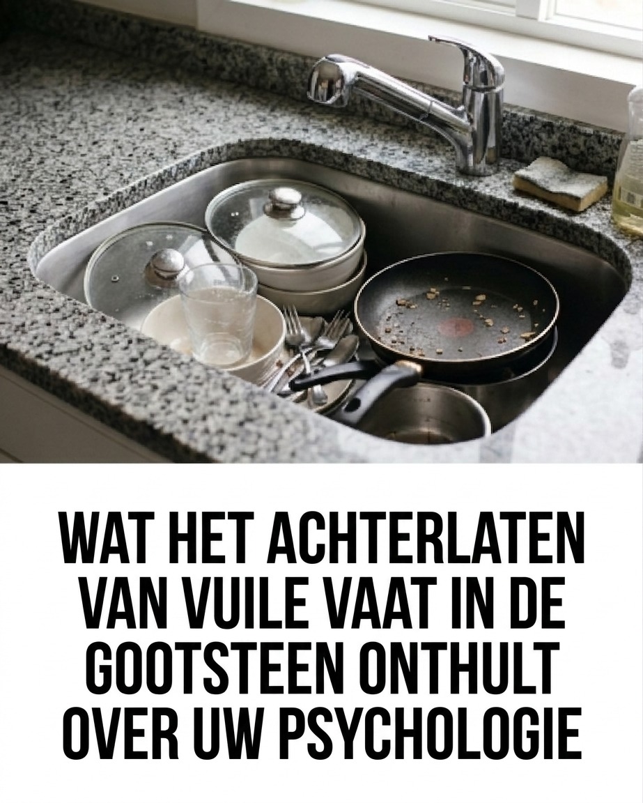 Laat je vaak vuile vaat in de gootsteen staan? Dit is niet zomaar een gewoonte: wat betekent dit fenomeen volgens psychologen?
