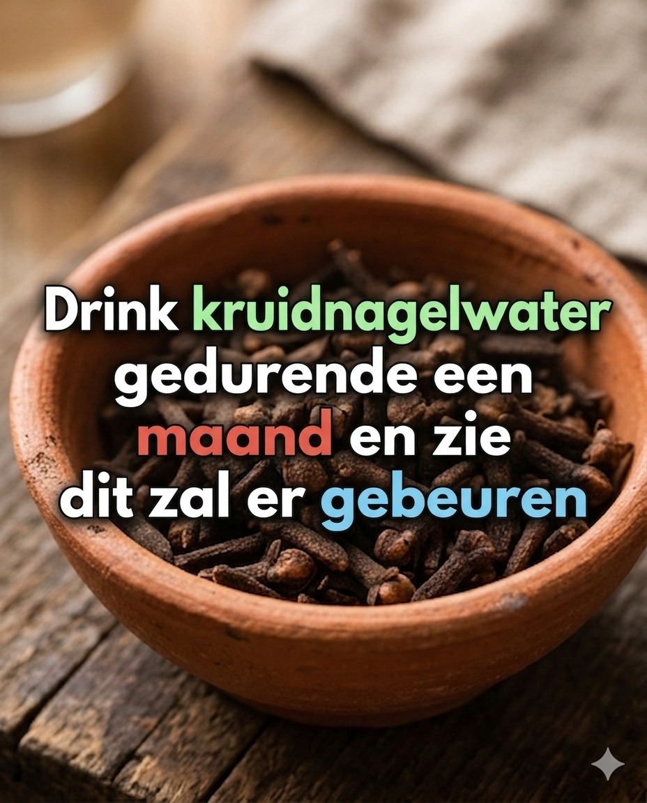 Drink een maand lang kruidnagelwater en ontdek 5 voordelen